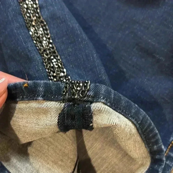 Hudson Nico Cigarette Fit with Unique Metal Detail, Size 28. - Picture 5 of 12